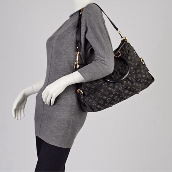 💎 ✨LOUIS VUITTON ✨💎 LIMITED EDITION DENIM MONOGRAM NEO CABBY MM IN BLACK - Picture 3 of 16